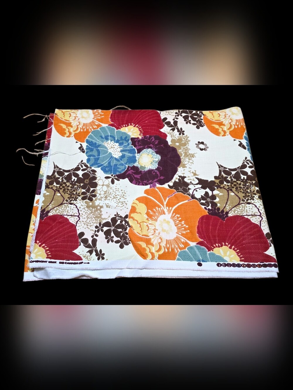 Vintage | Floral Textured Fabric